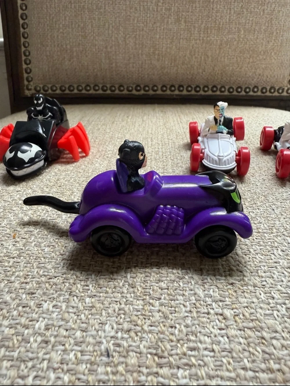DC Comics Villain Vintage Mini Car Set of 4 1990s DC comics movie McDonalds toys